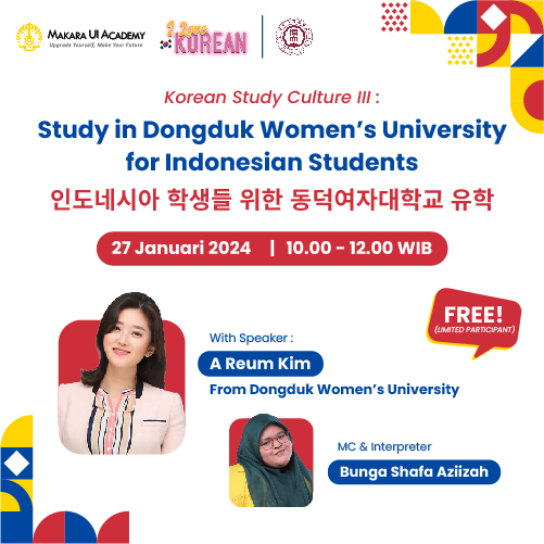 Picture Event: Korean Study Culture III Study in Dongduk Women's University